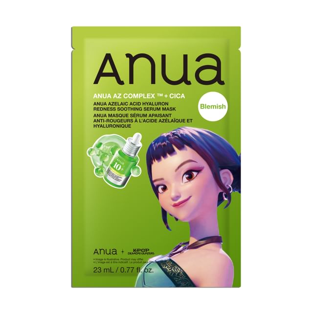 Anua - Kpop Demon Hunters Azelaic Acid Hyaluron Redness Soothing Serum Mask [23ml x 1 sheet]
