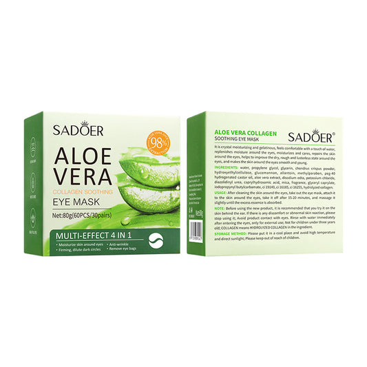 SADOER - Aloe Vera Collagen Eye Mask 60pcs