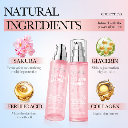 SADOER Collagen Sakura Brightening Moisture Toner 100ml