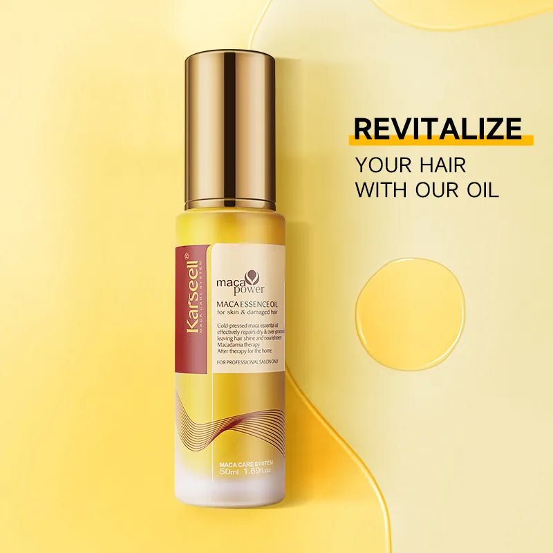 Karseell Maca Power Essence Oil – Repair & Shine Hair Serum