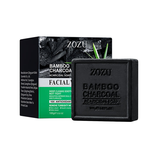 ZOZU Bamboo Charcoal Acaricidal Soap 100g