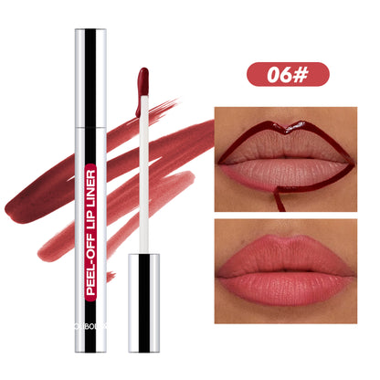 Matte Peel-Off Lip Gloss Dyeing Peel-Off Lip Liner