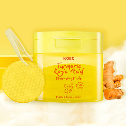 KOEC turmeric kojic acid toner pad 60 pads