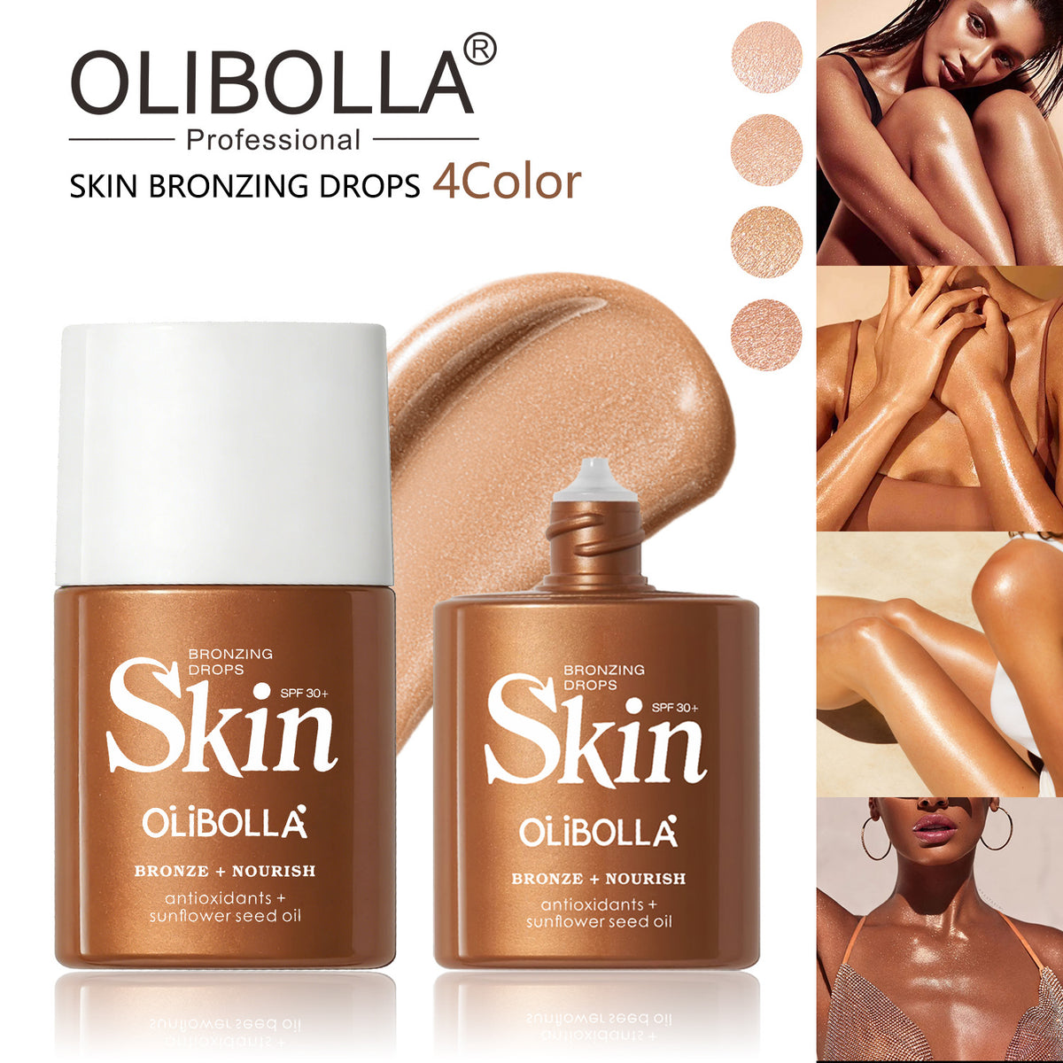 Olibolla Body Highlighting Tanning Bronze Liquid [30ml]