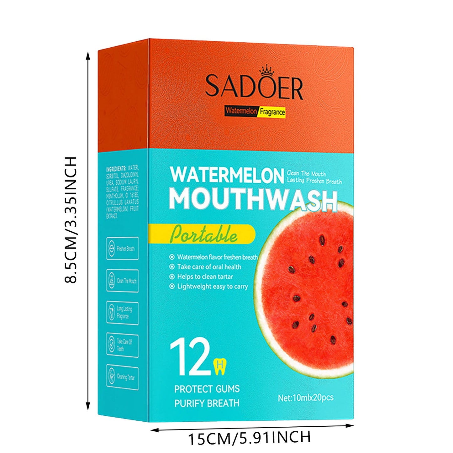 Sadoer Mouthwash Sachets 10ml x 20
