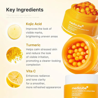 Medicube Kojic Acid Turmeric Vita Capsule Cream – 53g
