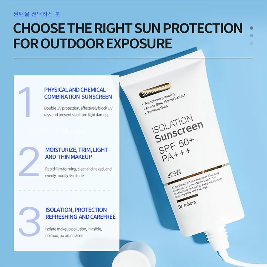 DeEleventh Isolation Sunscreen SPF 50+ PA++++ – 50g