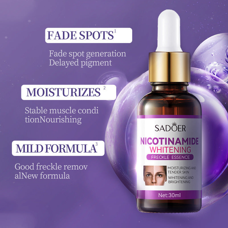 SADOER Nicotinamide Freckle Face Serum – Whitening & Brightening – 30ml