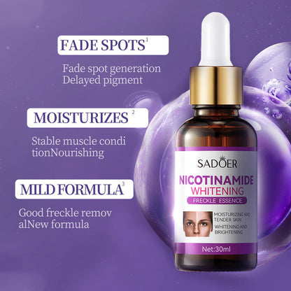 SADOER Nicotinamide Freckle Face Serum – Whitening & Brightening – 30ml