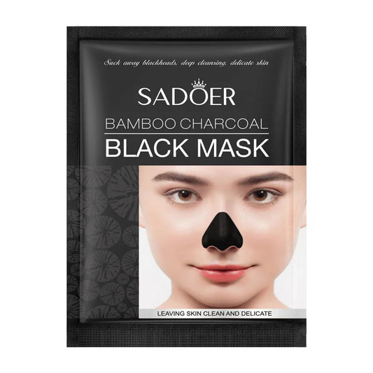 Sadoer Charcoal Nose Strip for Blackhead Removal and T-Zone Care 6g×10pcs
