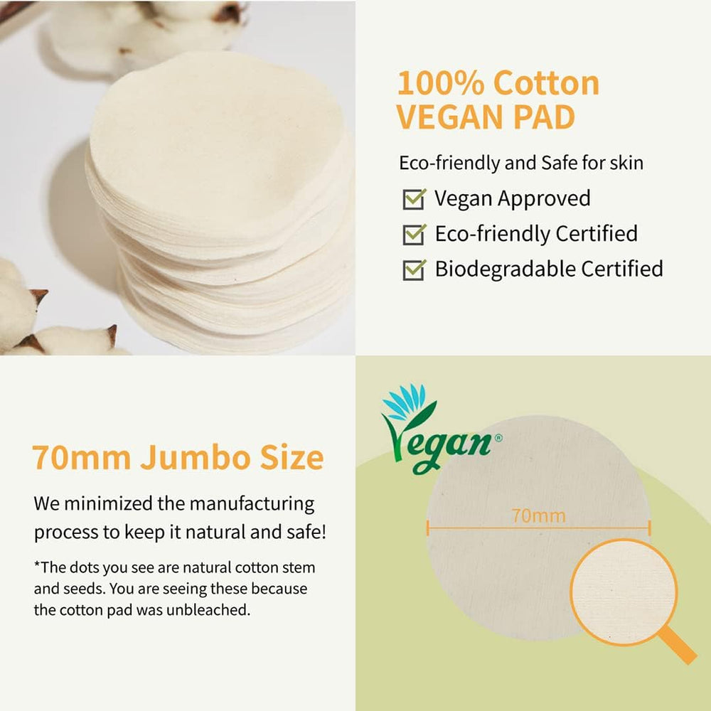Numbuzin No.3 Radiance Glowing Jumbo Essence Pad 70 Sheets