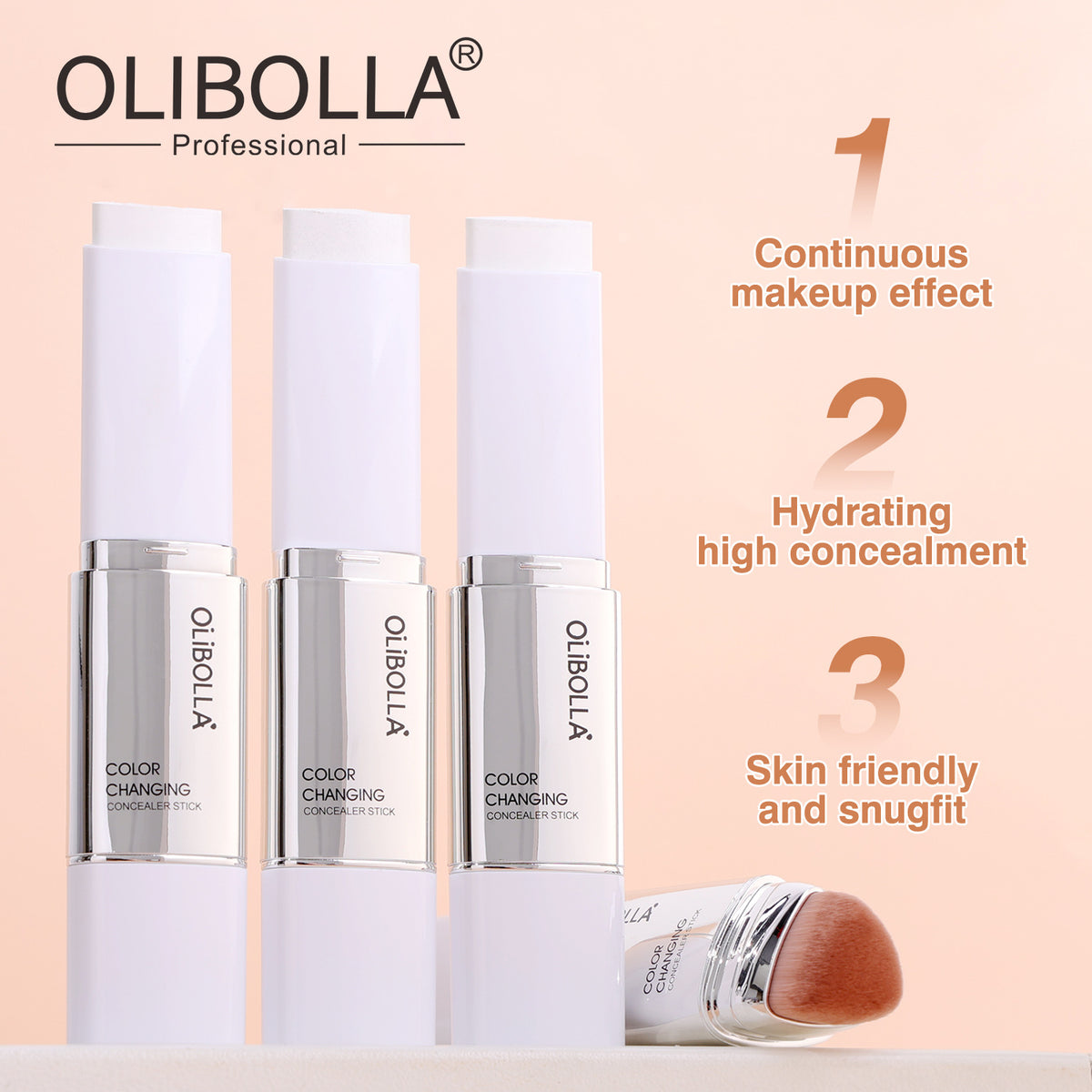 Olibolla Color-Changing Liquid Concealer Stick Dual-Ended [13g]