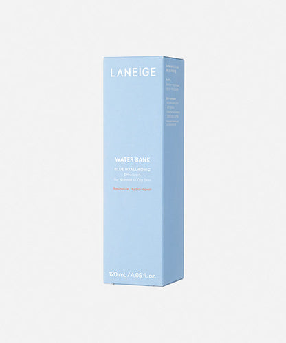 Laneige Water Bank Blue Hyaluronic Emulsion for Normal to Dry Skin 120ml