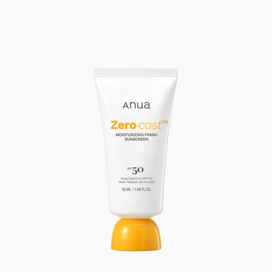 Anua Zero-Cast 50ml Moisturizing Finish Sunscreen SPF50