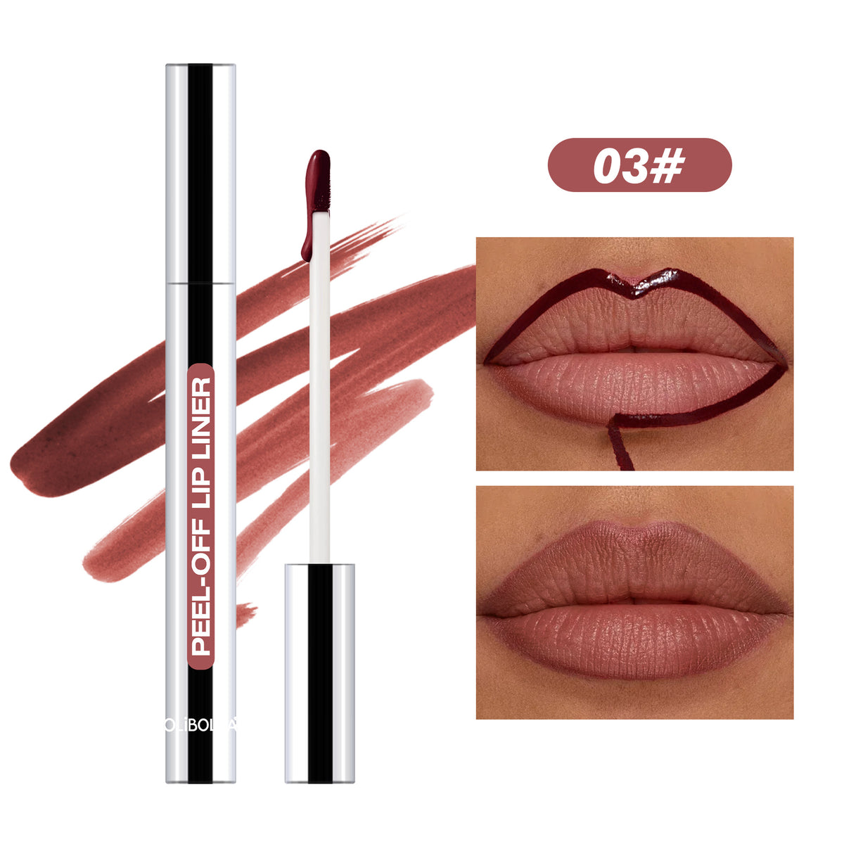 Matte Peel-Off Lip Gloss Dyeing Peel-Off Lip Liner