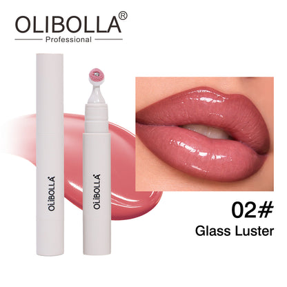 Olibolla plush brush head lip glaze plump lip gloss