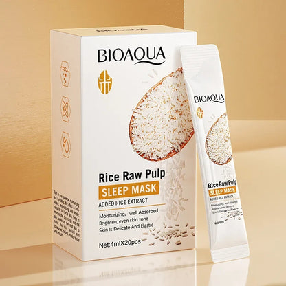BIOAQUA Rice Raw Pulp Sleeping Mask
