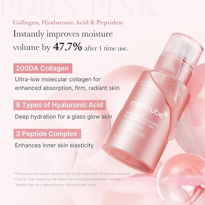 Medicube PDRN Pink Collagen Exosome Serum Shot 30ml