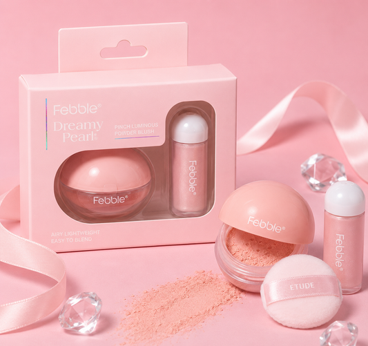 Febble - Dreamy Pearl - High Shine Lip Gloss and Lip Mask Set
