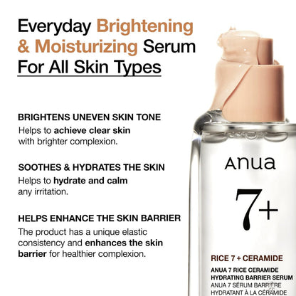 ANUA Rice Ceramide 7 Hydrating Serum