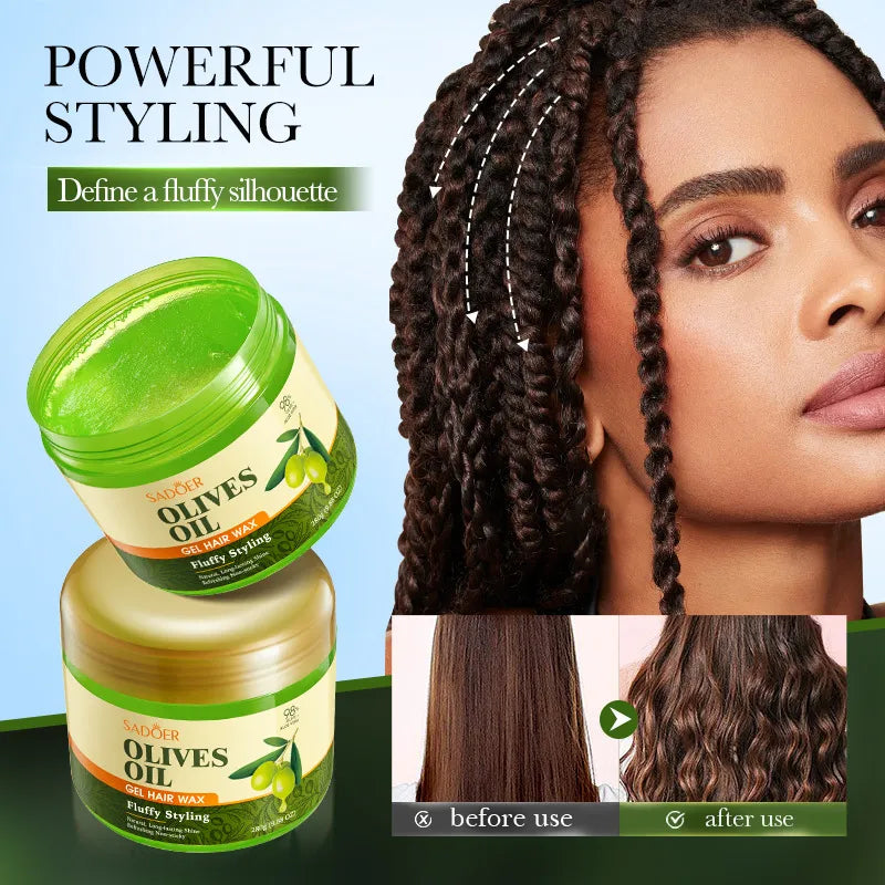 Sadoer Olive Hair Wax Styling Gel 20g