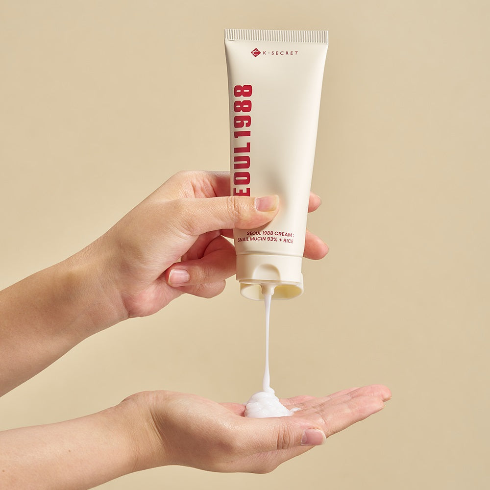 K-Secret, SEOUL 1988 Cream : Snail Mucin 93% + Rice