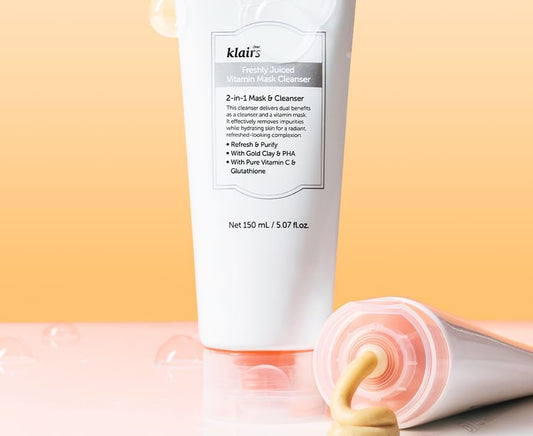 Dear, Klairs Freshly Juiced Vitamin Mask Cleanser Mini 20ml
