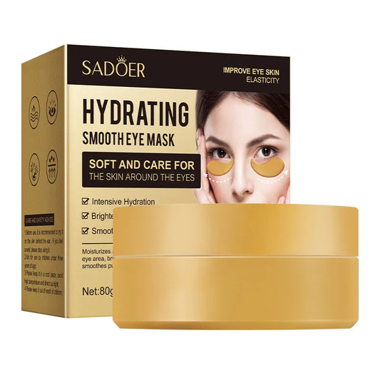 Sadoer Hydrating Eye Mask Box for Smoothing Under-Eye Area