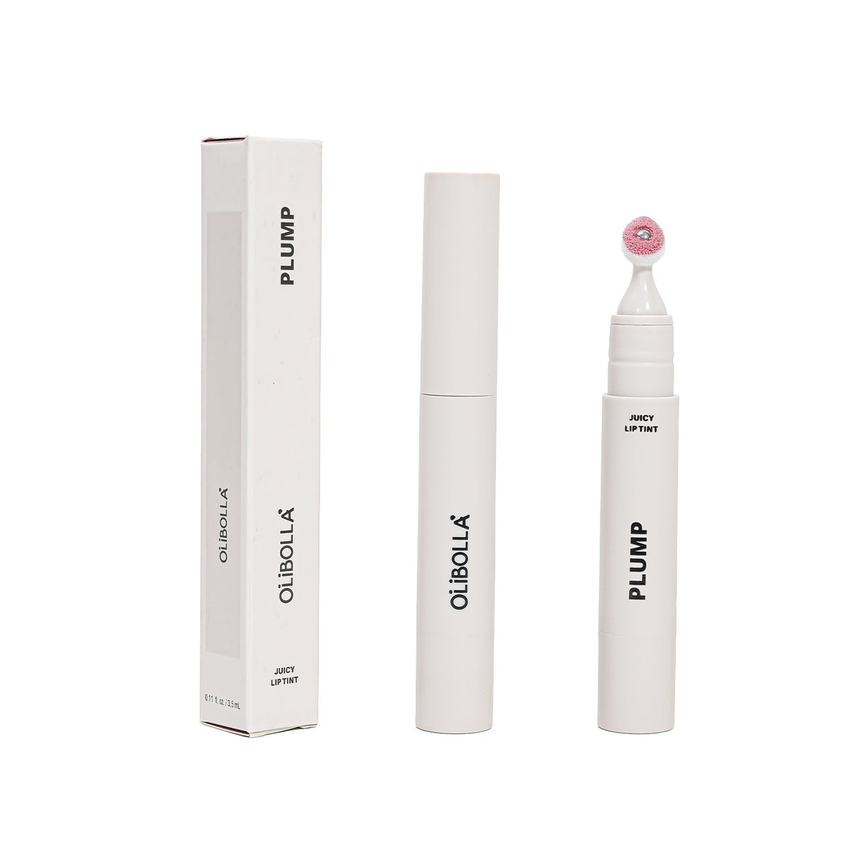 Olibolla plush brush head lip glaze plump lip gloss
