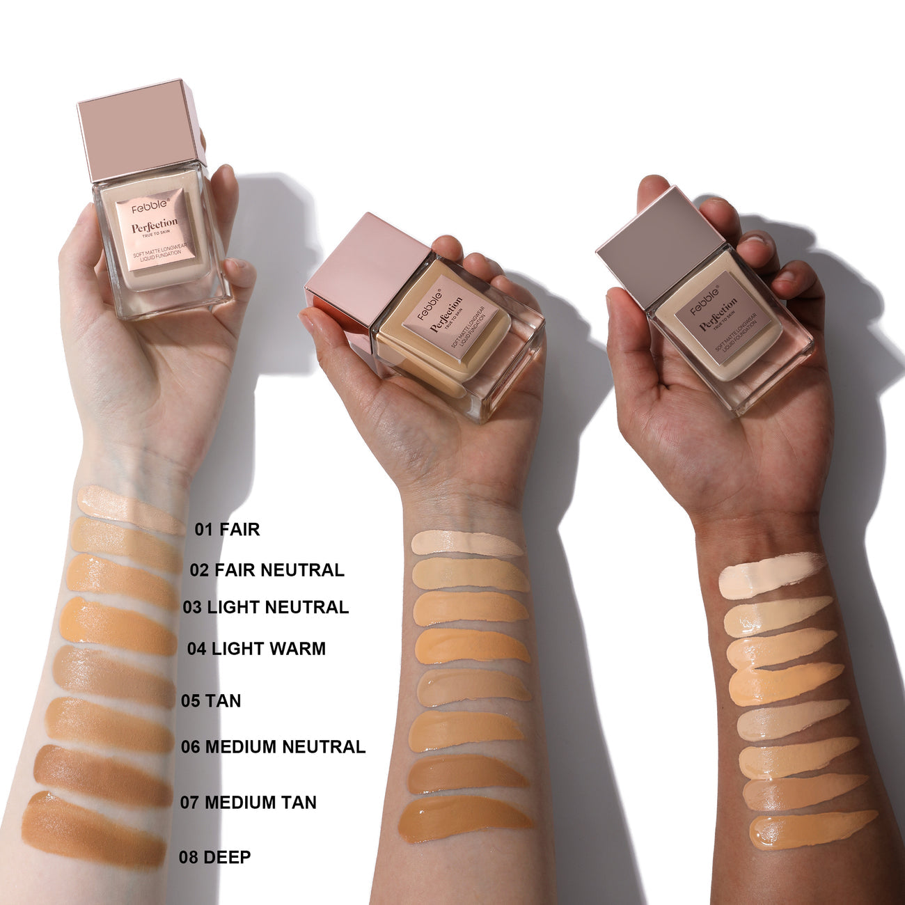 Febble Perfection Soft Matte Longwear Liquid Foundation 36g