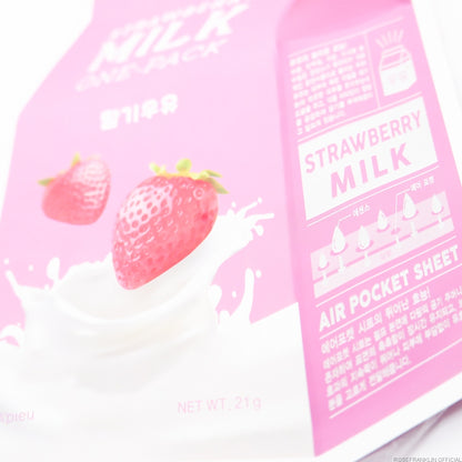 A'PIEU - Milk One Pack - 7 Types (x50) (Bulk Box) [Strawberry x 50]