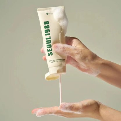 Seoul 1988 Cleansing Foam: Pine Cica 1% + Probiotics