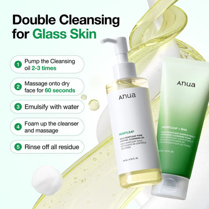 Anua - Travel Size Double Cleansing Duo Oil 20ml + Foam 25ml
