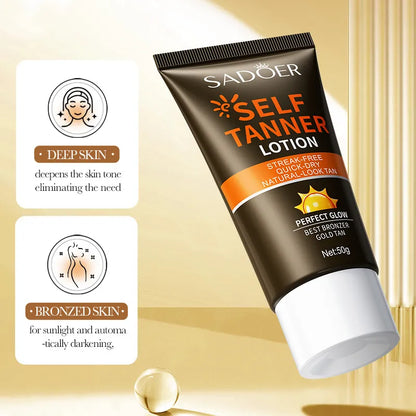 Tanning Cream for Natural Dark Bronze Tan 50g– SADOER