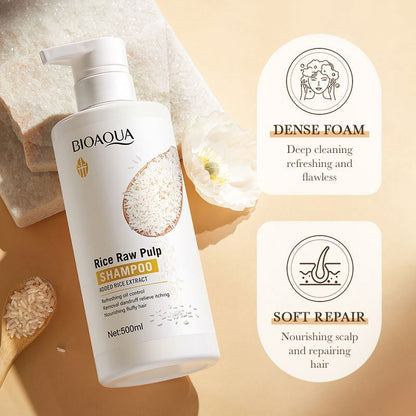 BIOAQUA Rice Raw Pulp Shampoo