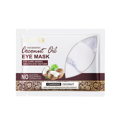 SADOER Smoothing Coconut Eye Mask for Hydrating and Nourishing Eyes