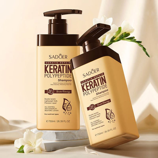 Sadoer Keratin Polypeptide Hair Shampoo 750ml