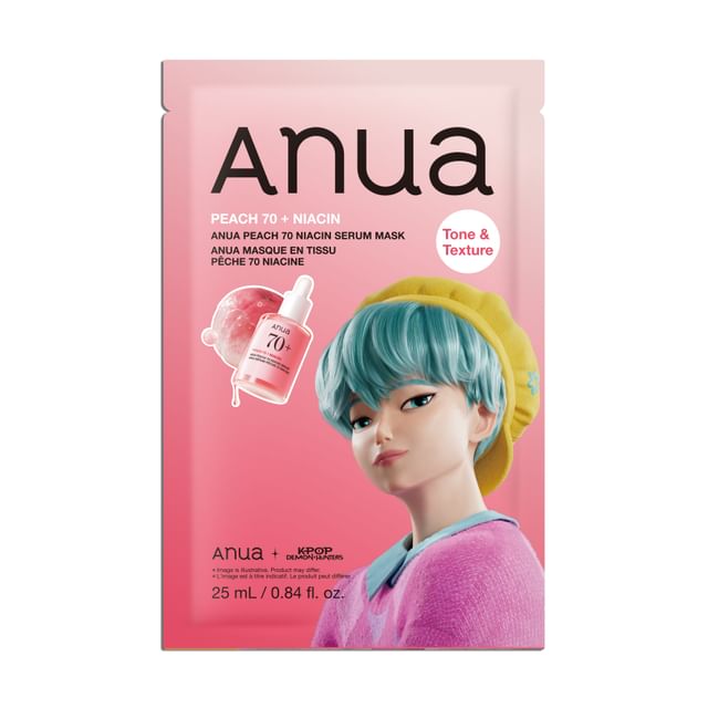 Anua Kpop Demon Hunters Peach Mask 25ml x 1 sheet
