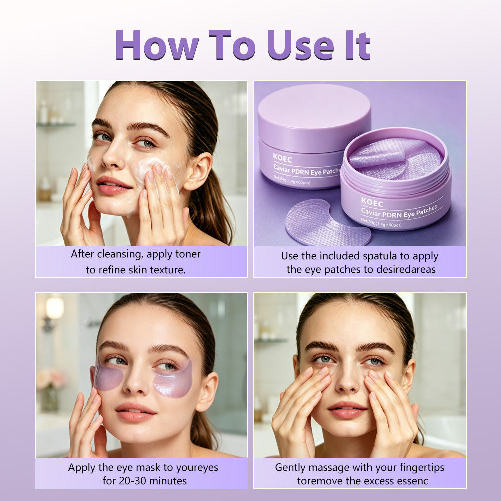 Koec caviar PDRN eye Patches