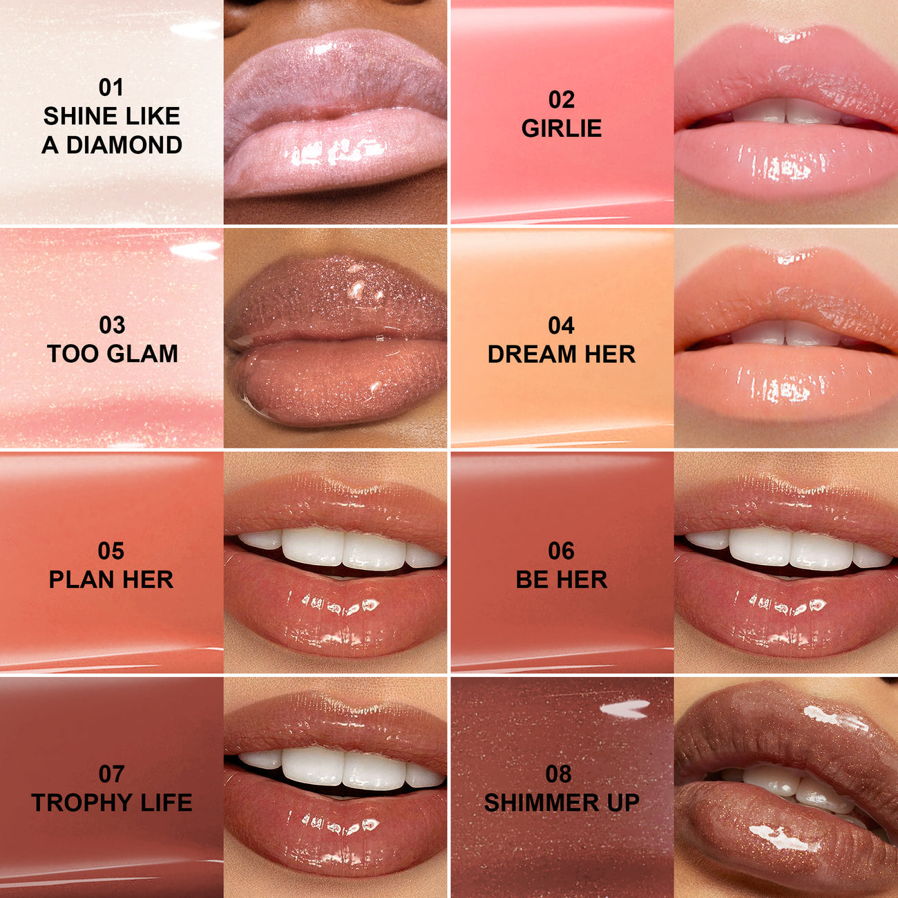 Debbie New Bomb Shiny Non-Sticky Lip Gloss