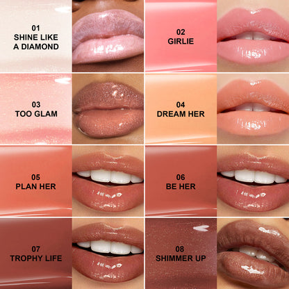 Debbie New Bomb Shiny Non-Sticky Lip Gloss