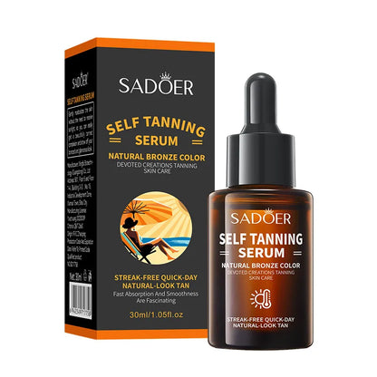 Sadoer Tanning Serum for Moisturizing and Bronze Tan 30ml