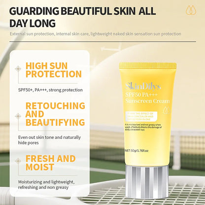 DEleventh SkinDilys Australian Brand SPF50 PA+++ 50g / Titanium Dioxide & Vitamin E for UVA/UVB Protection