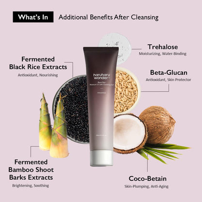 Haruharu Wonder Black Rice Triple AHA Gentle Cleansing Gel 100ml
