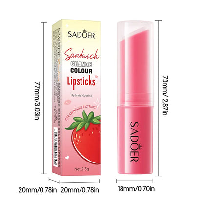 Color-Changing Fruit Lip Balm for Hydrating Lips – SADOER