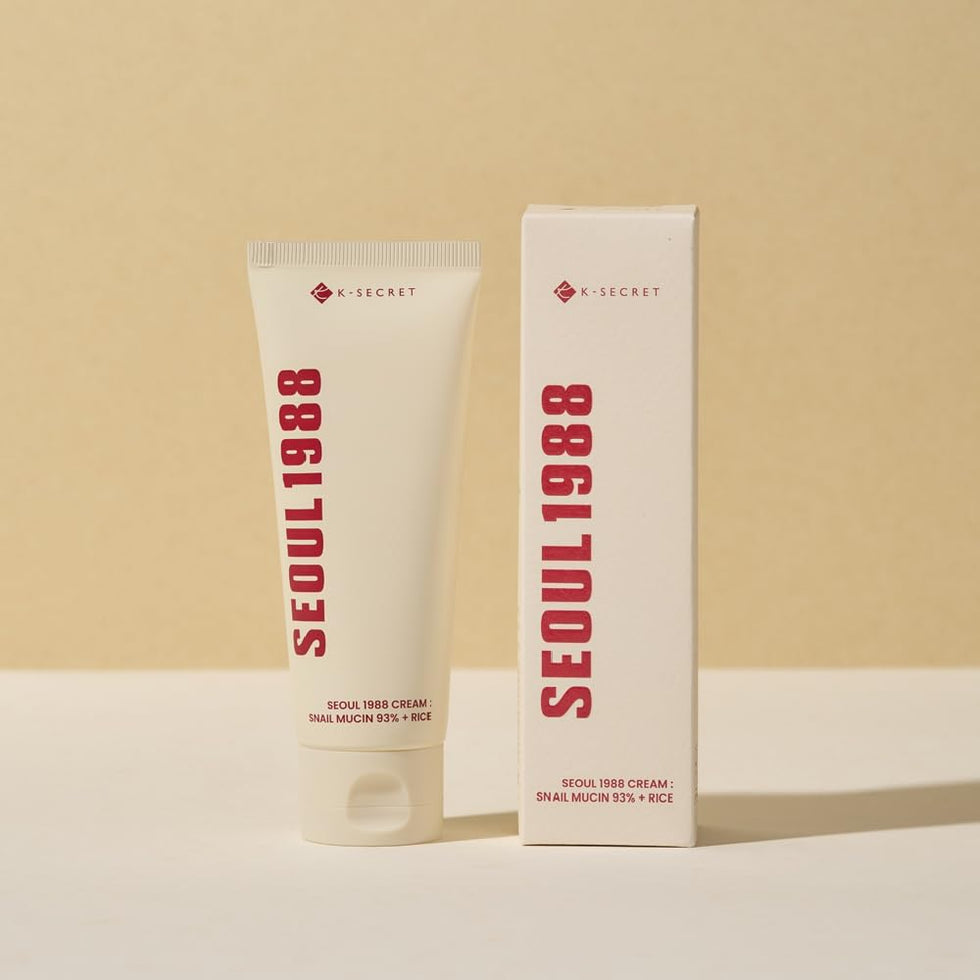 Seoul 1988 Cream: Snail Mucin 93% Rice 100ml