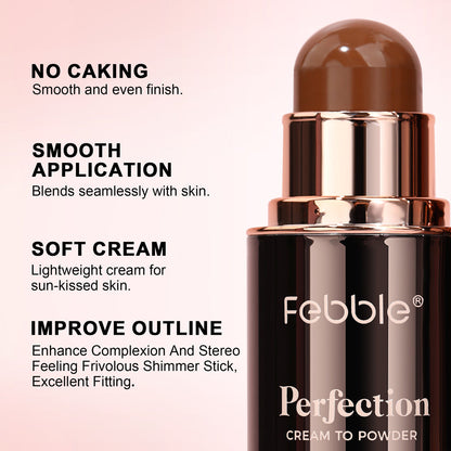 Febble Perfection Cream to Powder Soft Cream Contour Stick 5.8g