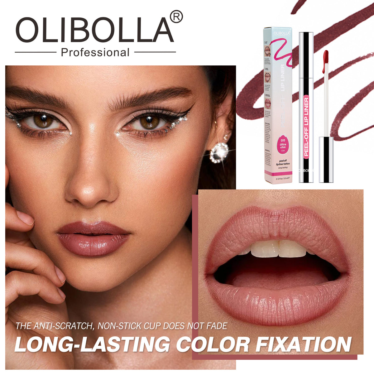 Matte Peel-Off Lip Gloss Dyeing Peel-Off Lip Liner