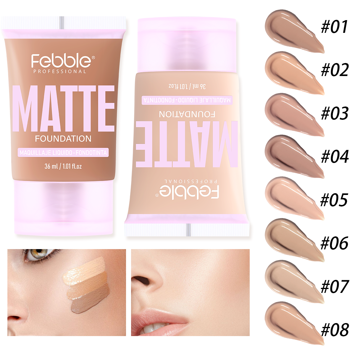 Febble Matte Foundation 36ml