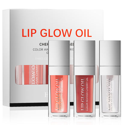 Hello Kiss Lip Glow Oil 3pc Set